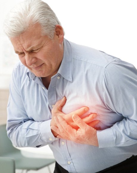 Man having heart problems in Huntsville