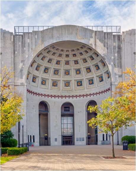 Outside view of dental school building