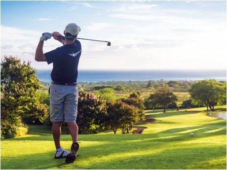 Dentist golfing