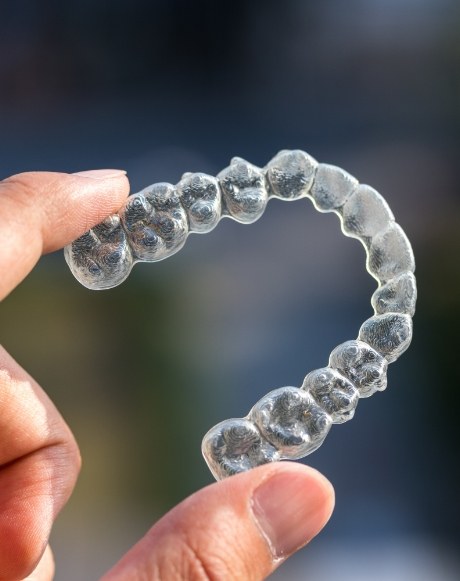 Invisalign clear braces tray