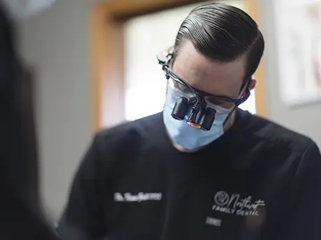 Dentist golfing